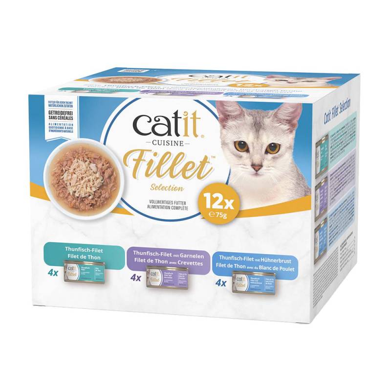 Catit Cuisine Fillet Selection - Thunfisch - 12 x 75 g Catit Cuisine Fillet Selection - Thunfisch - 12 x 75 g von Catit Design