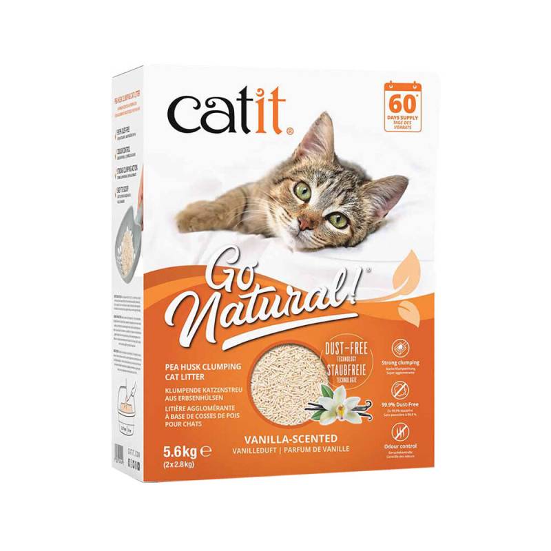 Catit Erbsenschalen-Katzenstreu - Geruchlos - 5,6 kg Catit Erbsenschalen-Katzenstreu - Geruchlos - 5,6 kg von Catit Design