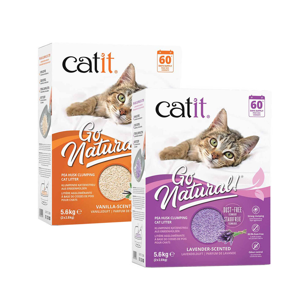 Catit Erbsenschalen-Katzenstreu - Lavendel - 5,6 kg Catit Erbsenschalen-Katzenstreu - Lavendel - 5,6 kg von Catit Design
