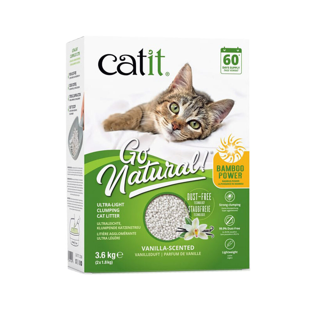 Catit Go Natural Katzenstreu Bambus - 3,6 kg Catit Go Natural Katzenstreu Bambus - 3,6 kg von Catit Design