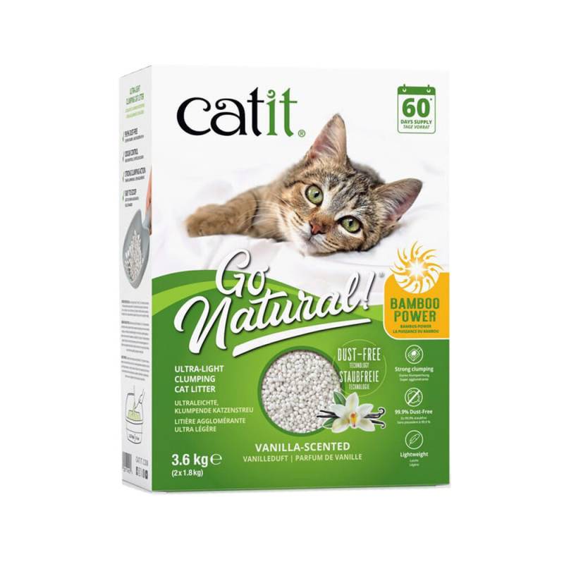 Catit Go Natural Katzenstreu Bambus - 3,6 kg von Catit Design