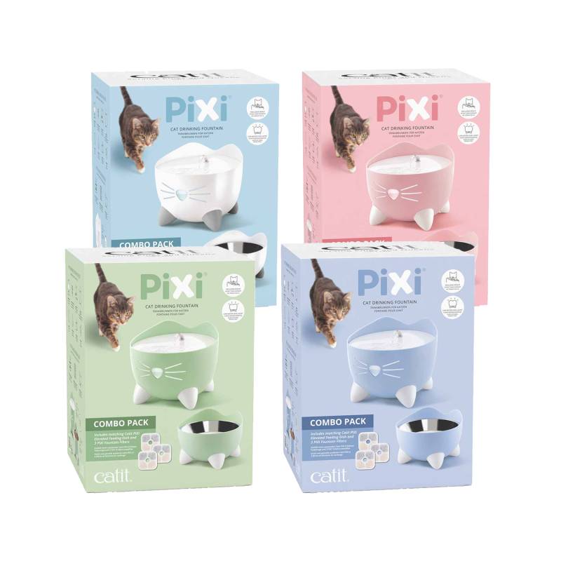 Catit PIXI Trinkbrunnen Combo Kit - Rosa von Catit Design