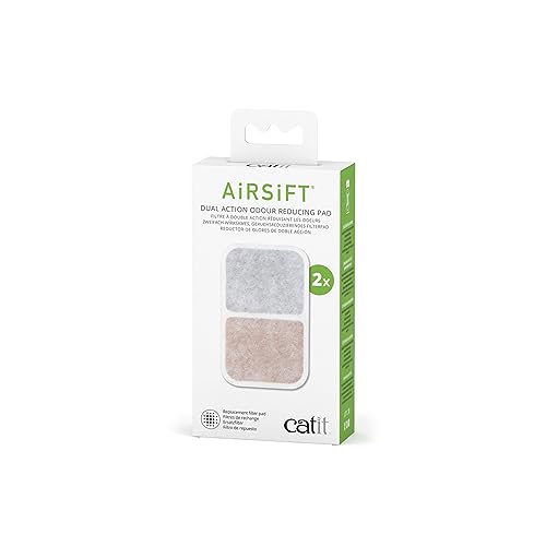 Catit AiRSiFT Dual Action Pad, Geruchspad Katzentoiletten, 2er-Pack von Catit
