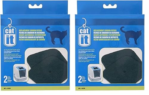 Catit Aktivkohlefilter für die Catit Katzentoiletten mit Abdeckung, 4er Pack Catit Aktivkohlefilter für die Catit Katzentoiletten mit Abdeckung, 4er Pack von Catit