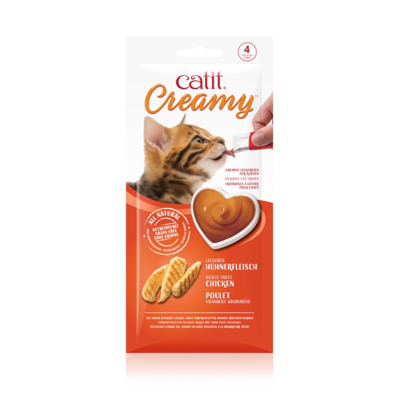 Catit Creamy 4 x 10 g - Huhn Catit Creamy 4 x 10 g - Huhn von Catit