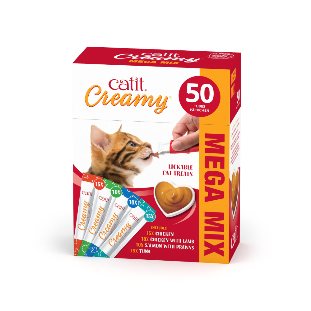 Catit Creamy 50 x 10 g - Mix (4 Sorten) von Catit