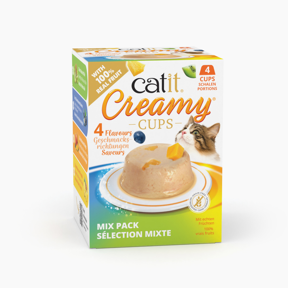 Catit Creamy Cups 4 x 25 g - Mix (4 Sorten) von Catit