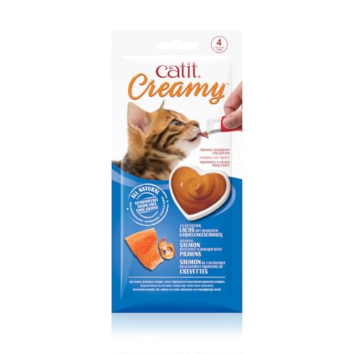 Catit Creamy Leckerei für Katzen 4 er- Pack Lachs/Garnele Catit Creamy Leckerei für Katzen 4 er- Pack Lachs/Garnele von Catit