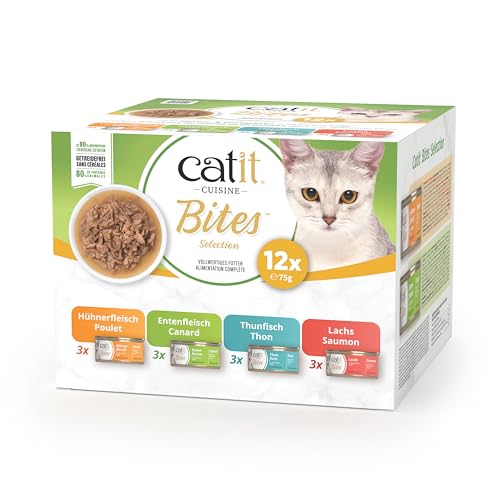 Catit Cuisine Bites Mix Pack, 12x75g von Catit