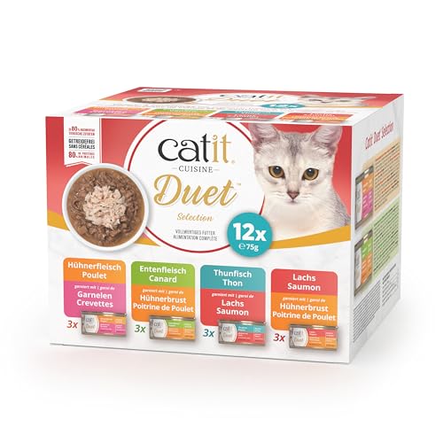 Catit Cuisine Duet Mix Pack, 12x75g Catit Cuisine Duet Mix Pack, 12x75g von Catit