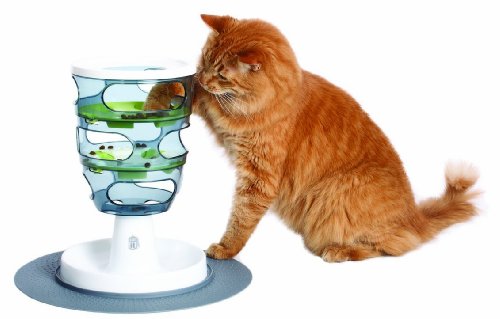 Catit Design Senses Futter Labyrinth, interaktives Spielzeug für Katzen, Alle Rassengrößen , 1 Packung von Catit