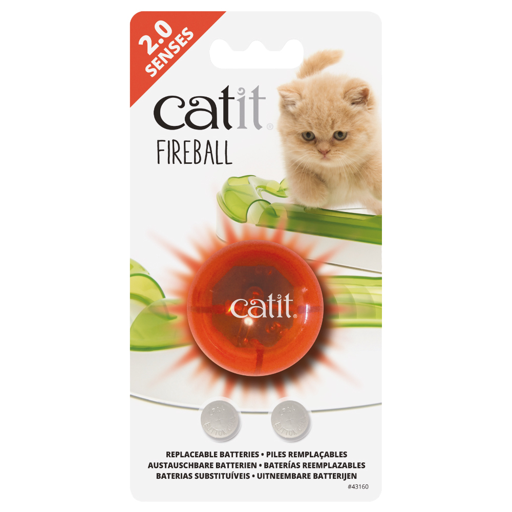 Catit Design Senses Spielschiene inkl. Ball - Catit Senses 2.0 Fireball von Catit