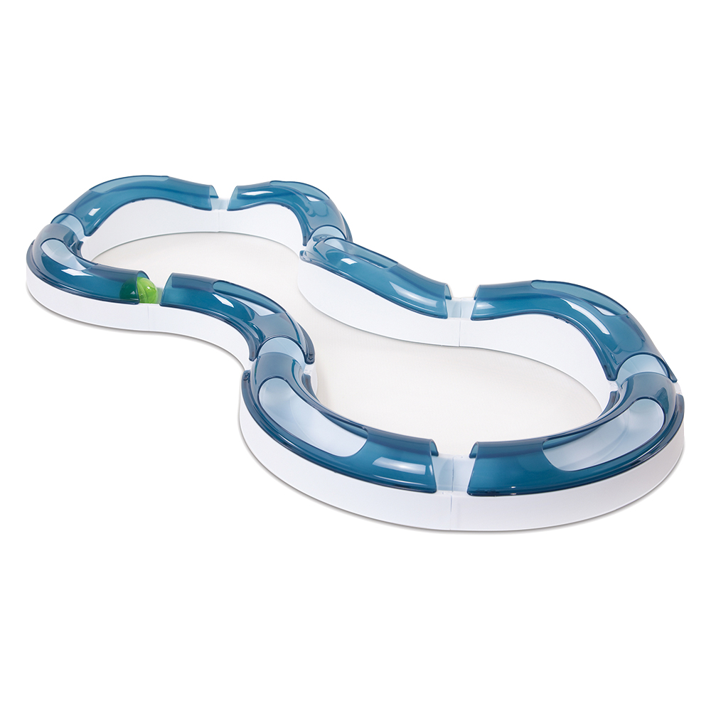 Catit Design Senses Super-Roller-Spielschiene - Sparset: Spielschiene + Bälle von Catit