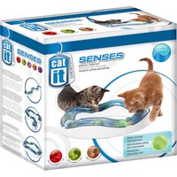 Catit Design Senses Tempo Spielschiene - Komplettset: Spielschiene mit Ball & 2 Ersatzbälle (grün) von Catit