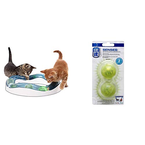 Catit Design Senses Tempo-Spielschiene & Beleuchteter Ball 2er-Pack Tempo-Spielschinen Catit Design Senses Tempo-Spielschiene & Beleuchteter Ball 2er-Pack Tempo-Spielschinen von Catit