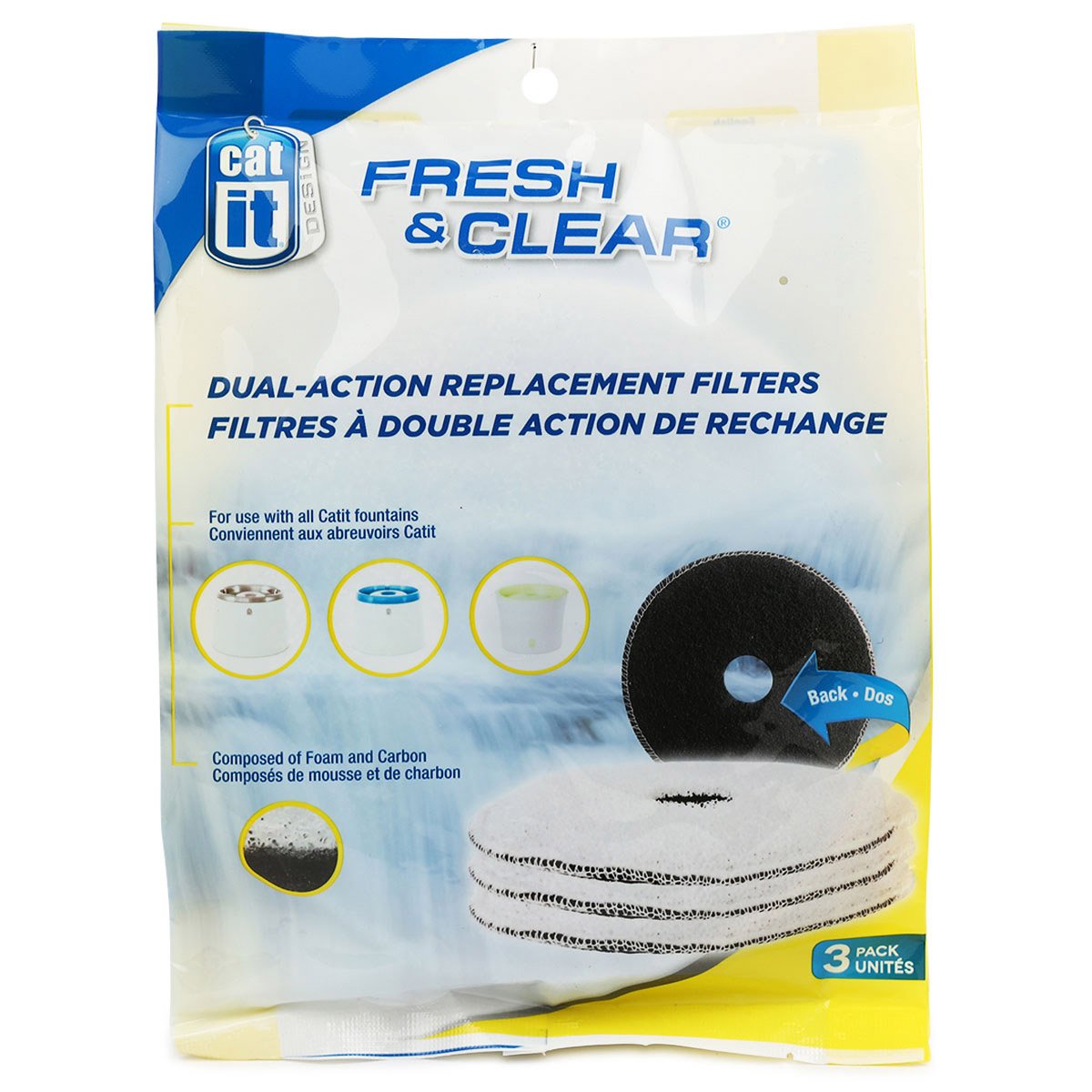 Catit Ersatz-Filtereinsatz für Catit Fresh & Clear Trinkbrunnen Catit Ersatz-Filtereinsatz für Catit Fresh & Clear Trinkbrunnen von Catit