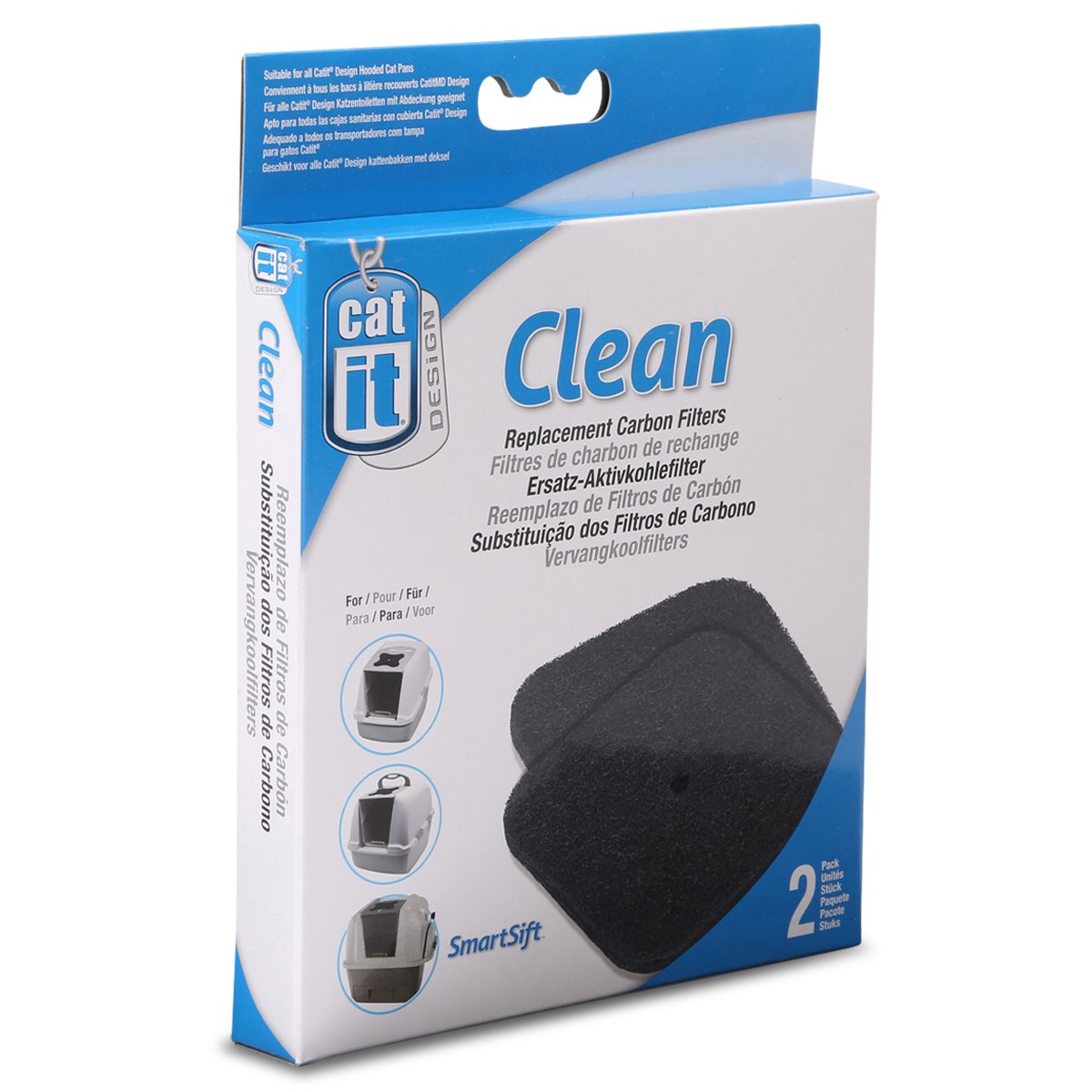 Catit Katzentoilette Ersatzfilter 2er Pack von Catit