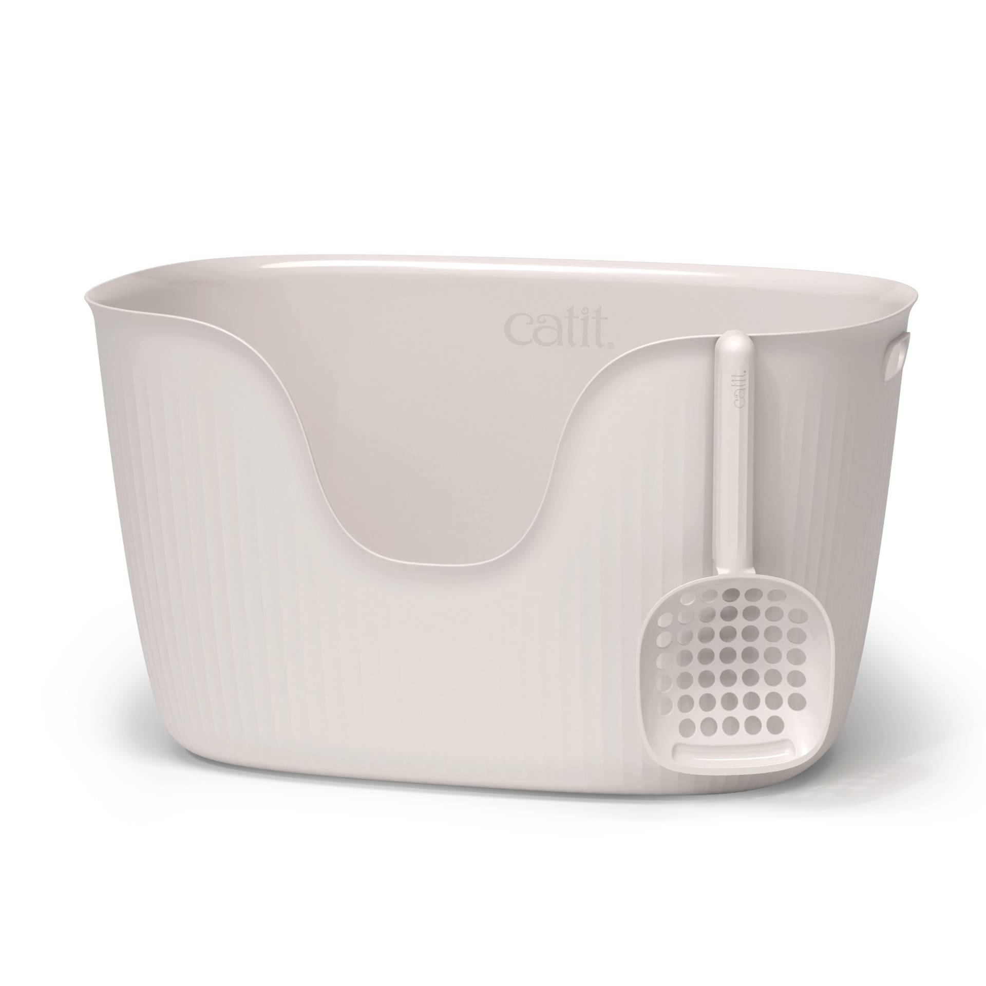 Catit Loo Katzentoilette mit Streulöffel - weiß von Catit