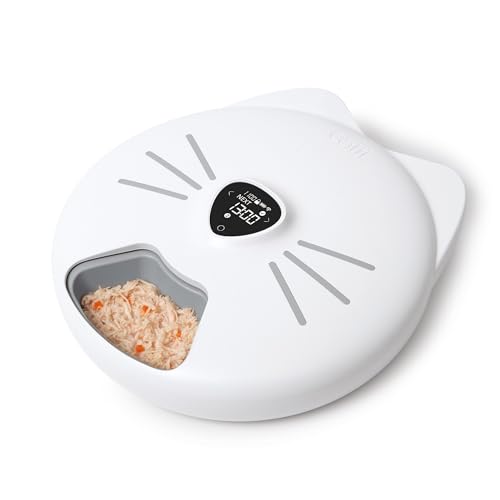 Catit - PIXI Smart Futterautomat mit 6 Mahlzeiten (Nassfutter), Weiß von Catit