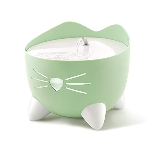 Catit Pixi Trinkbrunnen für Katzen, 2,5L, mintgrün, 1 Stück (1er Pack) von Catit