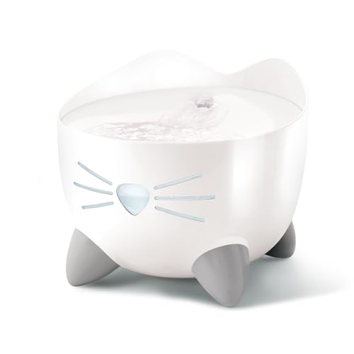 Catit Pixi Trinkbrunnen für Katzen, 2,5L, weiß, 1 Stück (1er Pack) von Catit