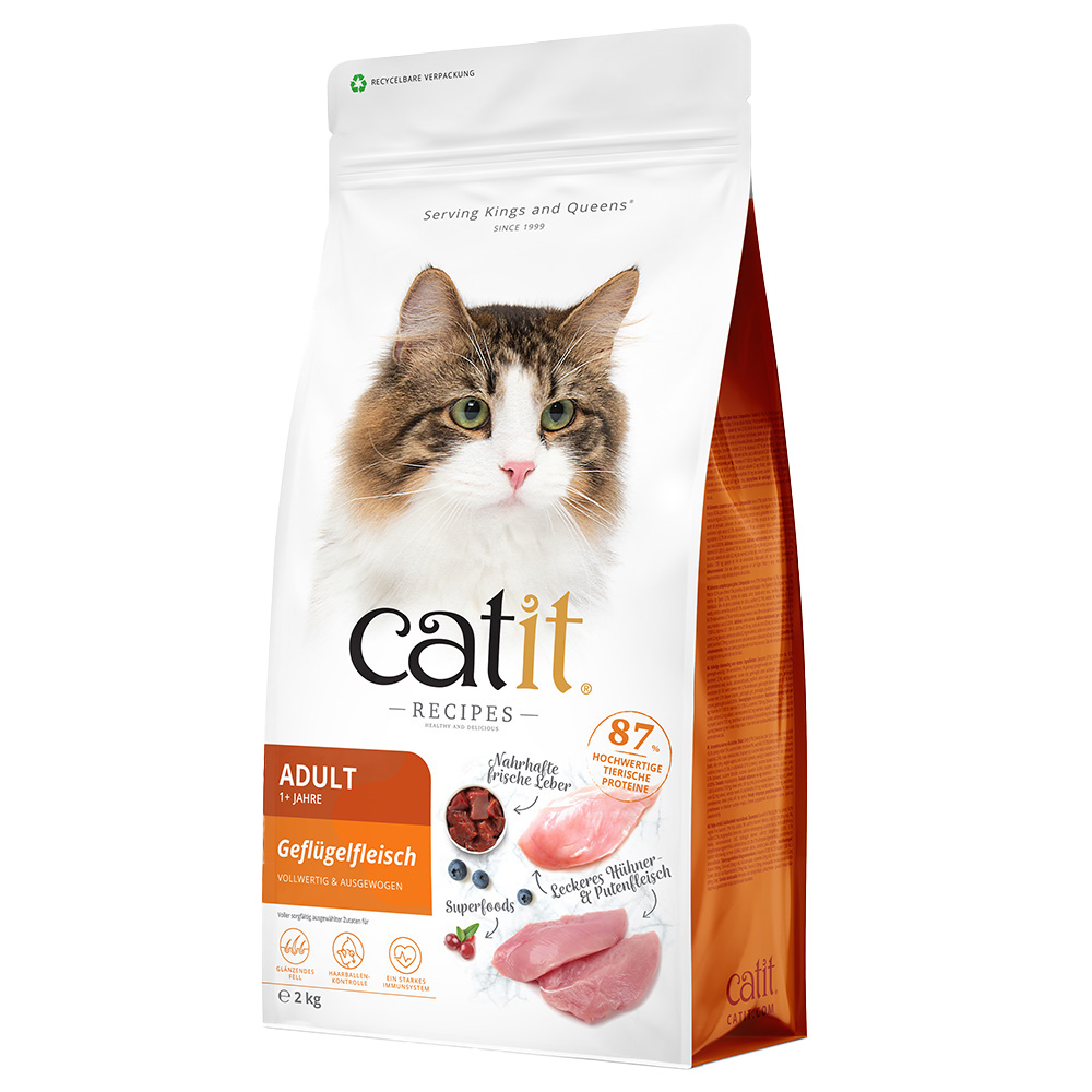 Catit Recipes Adult Geflügel - Sparpaket: 2 x 2 kg Catit Recipes Adult Geflügel - Sparpaket: 2 x 2 kg von Catit