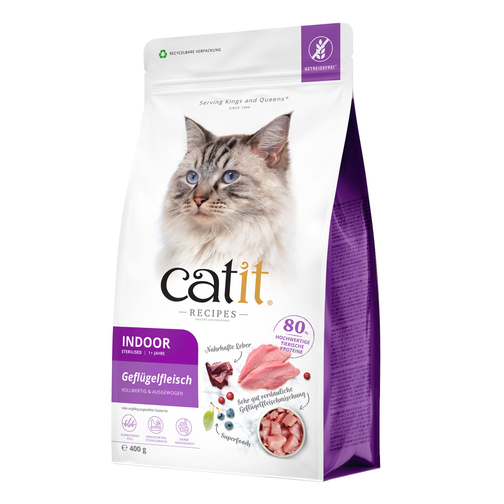 Catit Recipes Adult Indoor Sterilised - 400 g Catit Recipes Adult Indoor Sterilised - 400 g von Catit