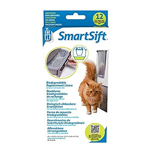 Catit biologisch abbaubare Einlagen für die Catit Smart Sift Katzentoilette, 40 x 25 x 22cm, 12er Pack Catit biologisch abbaubare Einlagen für die Catit Smart Sift Katzentoilette, 40 x 25 x 22cm, 12er Pack von Catit