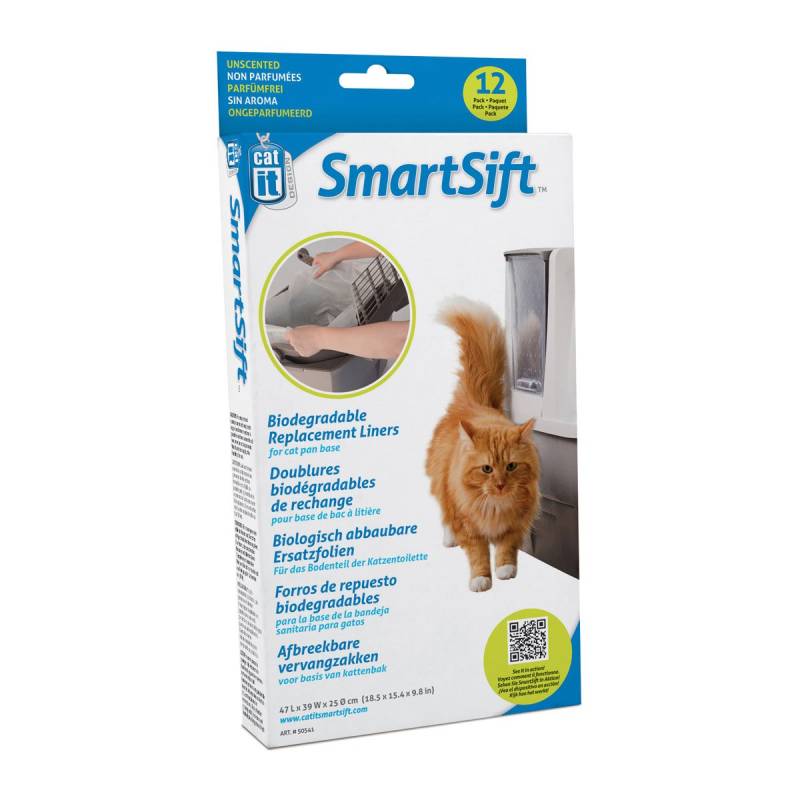 Catit SmartSift Ersatzfolie für Bodenteil 12er Pack von Catit