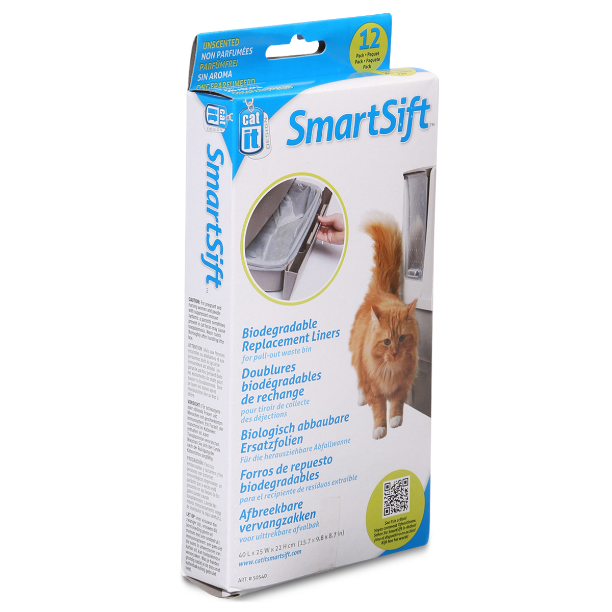 Catit SmartSift biologisch abbaubare Ersatzfolie für die Abfallwanne 12er Pack von Catit