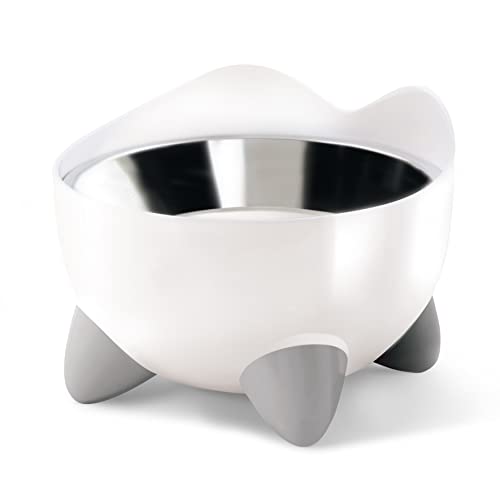 Catit Pixi erhöhter ergonomischer Futternapf für Katzen, 200ml, weiß Catit Pixi erhöhter ergonomischer Futternapf für Katzen, 200ml, weiß von Catit