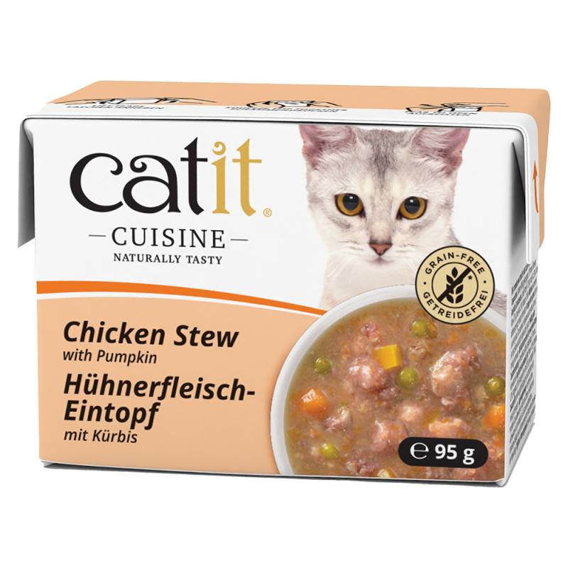 Sparpaket Catit Cuisine Eintopf 24 x 95 g - Huhn mit Kürbis von Catit