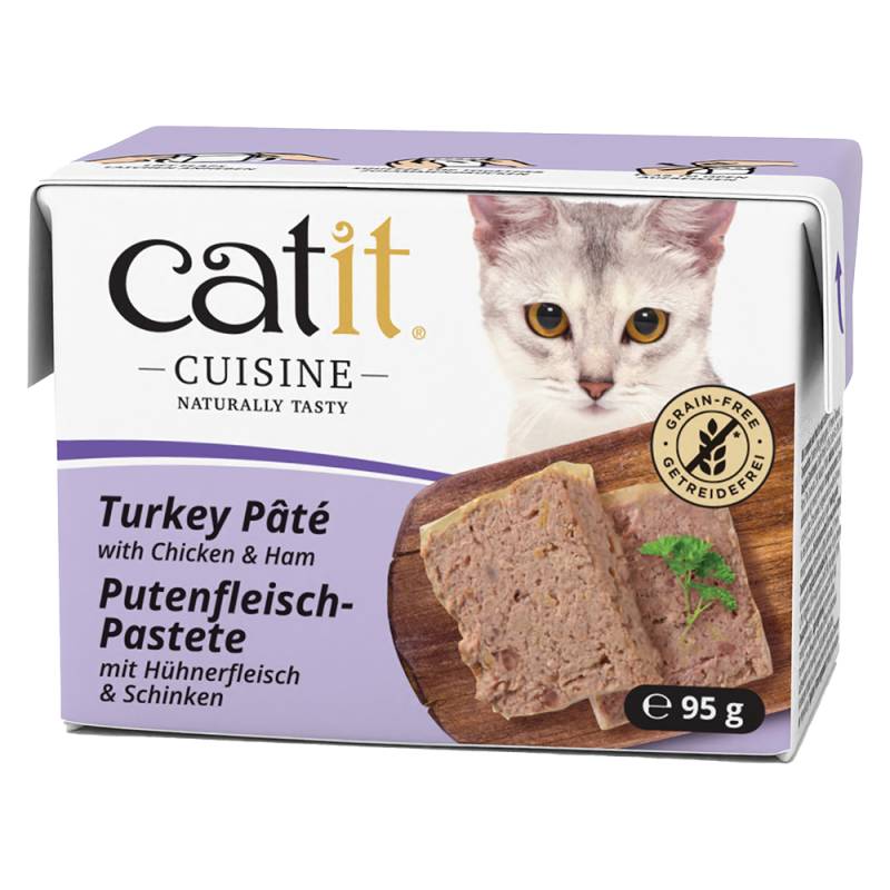 Sparpaket Catit Cuisine Pastete 24 x 95 g - Pute mit Huhn & Schinken Sparpaket Catit Cuisine Pastete 24 x 95 g - Pute mit Huhn & Schinken von Catit