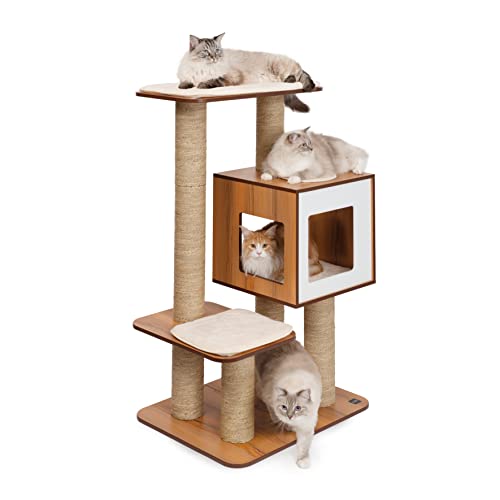 Vesper High Base Giant, Katzenmöbel, Walnuss Vesper High Base Giant, Katzenmöbel, Walnuss von Catit