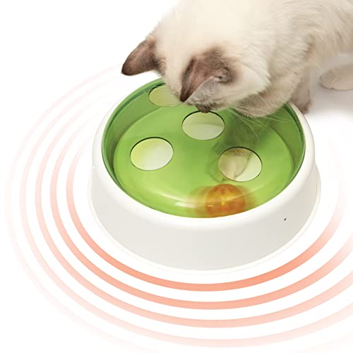 catit Ball Dome, interaktives Spielzeug für Katzen, mit Ball von Catit
