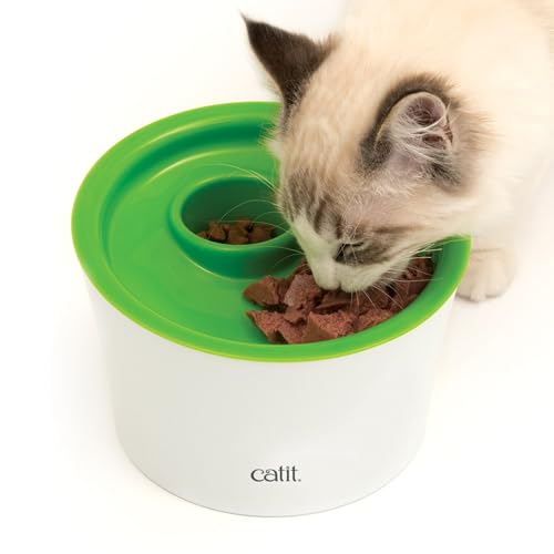 Catit Multi Feeder, Futternapf für Nass- und Trockenfutter, Futternapf für Katzen von Catit