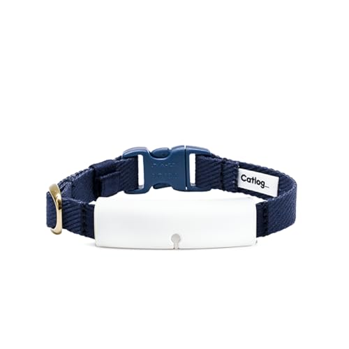 Zusätzliches Halsband für Catlog (Weiß × Blau, S) – kann nicht separat verwendet werden, Catlog Catlog erforderlich von Catlog