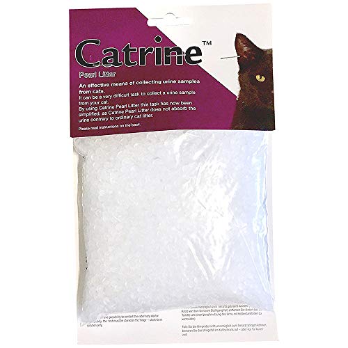 Kruuse Catrine Pearl Urin Auffangsystem - 200 g - Urinsammelsystem für Katzen - Komplettset bestehend aus nicht saugfähigem Granulat, einer Pipette und einem Sammelröhrchen von VioVet