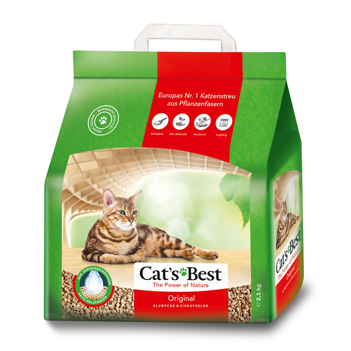 Cats Best Original Katzenstreu 5l (2,1kg) von Cats Best