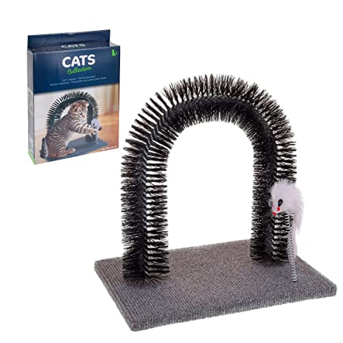 HTI-Living Katzen-Spielset Fellpflegebogen Maus Katzenspielzeug Spielbaum Enthaarungsbogen HTI-Living Katzen-Spielset Fellpflegebogen Maus Katzenspielzeug Spielbaum Enthaarungsbogen von Cats Collection