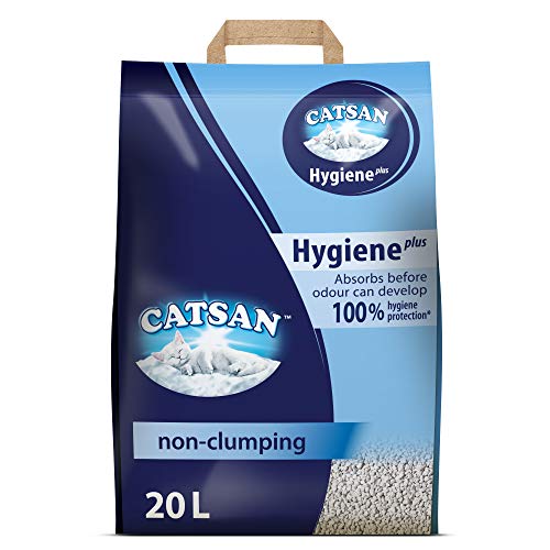 Catsan Hygiene Katzenstreu, Weiß, 20 l von Catsan