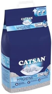Catsan Hygiene nicht klumpendes Katzenstreu, 3 Packungen (3 x 20l) von Catsan