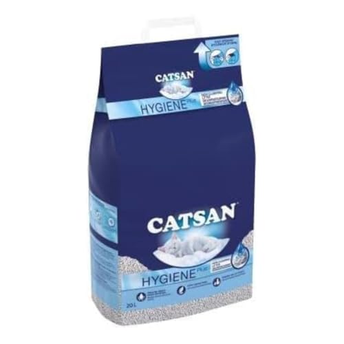 Catsan Hygiene nicht klumpendes Katzenstreu, 3 Packungen (3 x 20l) von Catsan