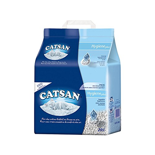 Catsan Hygienestreu 6 x 20 Liter Aktions Jahres Vorrat (120 Liter) von Catsan