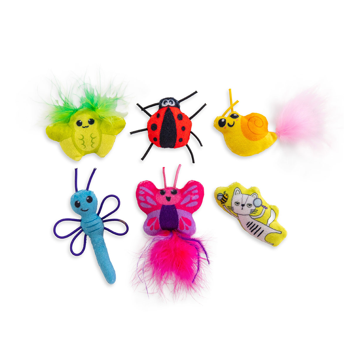 Catstages Katzenspielzeug Cute as a Bug 6-Pack von Catstages