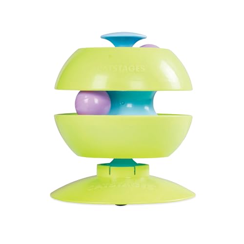 Catstages Twist-A-Ball Track wandelbare Katzenbahn mit DREI Spielmöglichkeiten, Stehen, Infinity oder rollender Ballbahn, blau Catstages Twist-A-Ball Track wandelbare Katzenbahn mit DREI Spielmöglichkeiten, Stehen, Infinity oder rollender Ballbahn, blau von Catstages