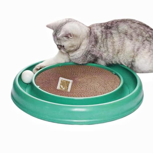 Katzen-Kratzball, Spielzeug, Katzenspielzeug, Kratzspielzeug, Pad-Board für Innenbereich, körperliches interaktives Training, Katzenspielzeug mit Ball von Cattio