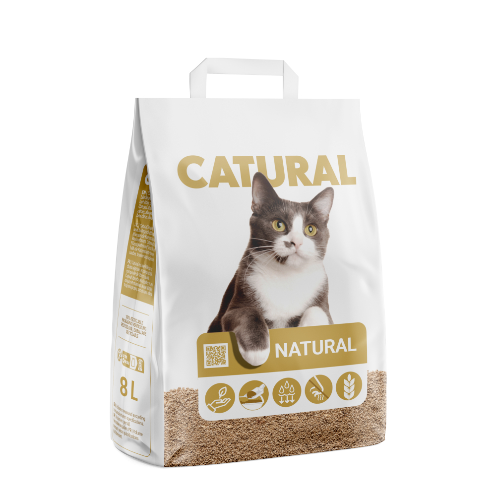 Catural Natural Katzenstreu - 8 l von Catural Natural
