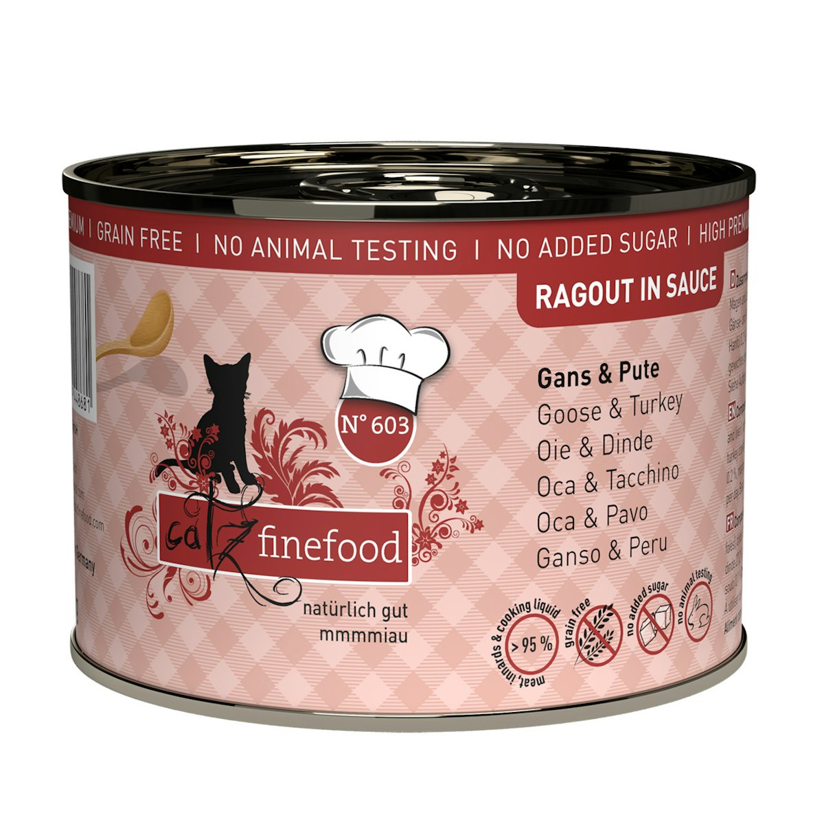 Cats finefood Ragout 190 Gramm Katzennassfutter von Catz Finefood