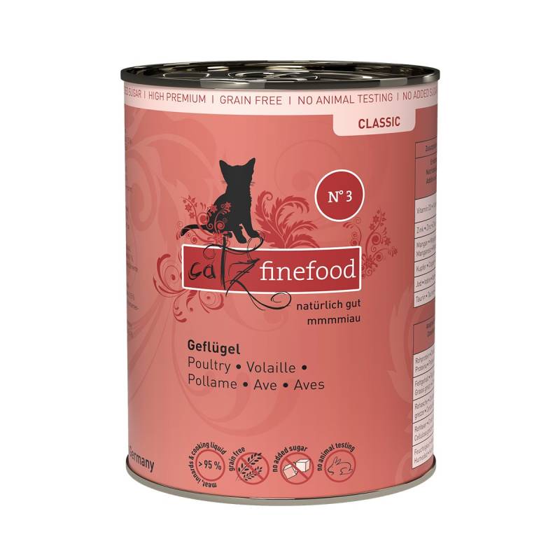 Catz Finefood Classic N° 3 - Geflügel 6x400g von Catz Finefood